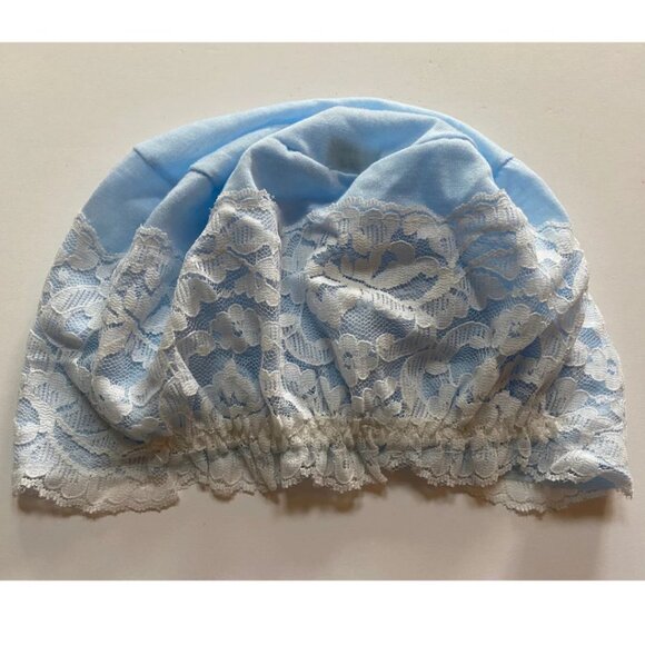 Vintage Turban Style Lace and Cotton Sleep Hat - Baton Rogue Louisiana - Picture 4 of 4